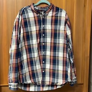 Falls Creek Stretch Plaid Cotton Shirt XXL
